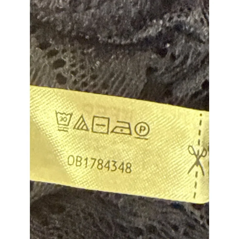 Intimately Free People In My Head Women's Bodysuit Thong Long Sleeve Blue Medium